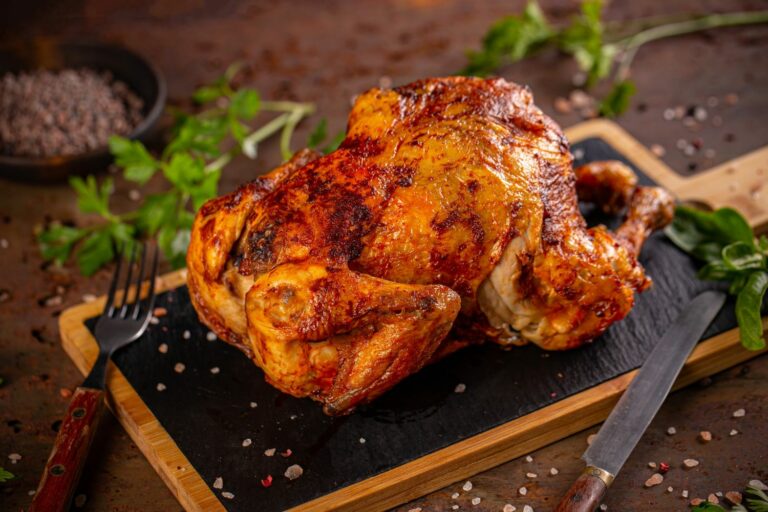 Brathähnchen vom Grillspieß – Rezept aus der Oberpfalz