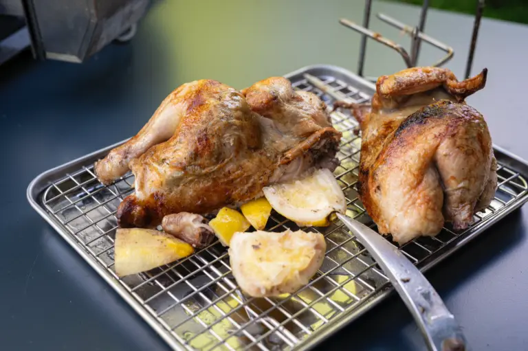 Zitronenhähnchen von der Rotisserie – Saftig, knusprig & aromatisch grillen