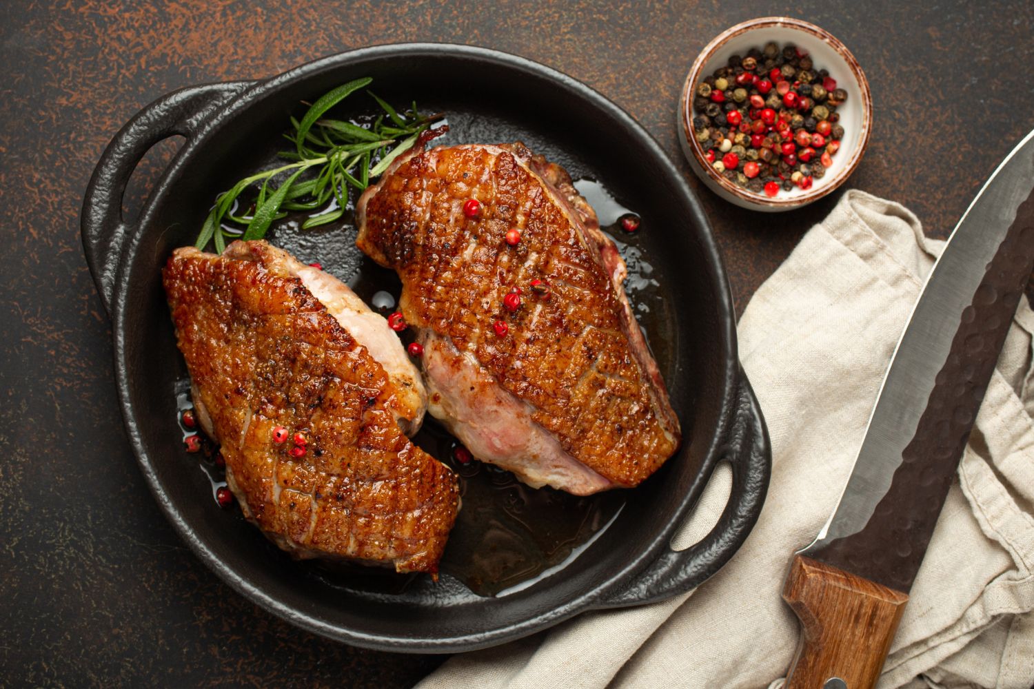 Entenbrust braten – knusprig außen, zart innen Rezept