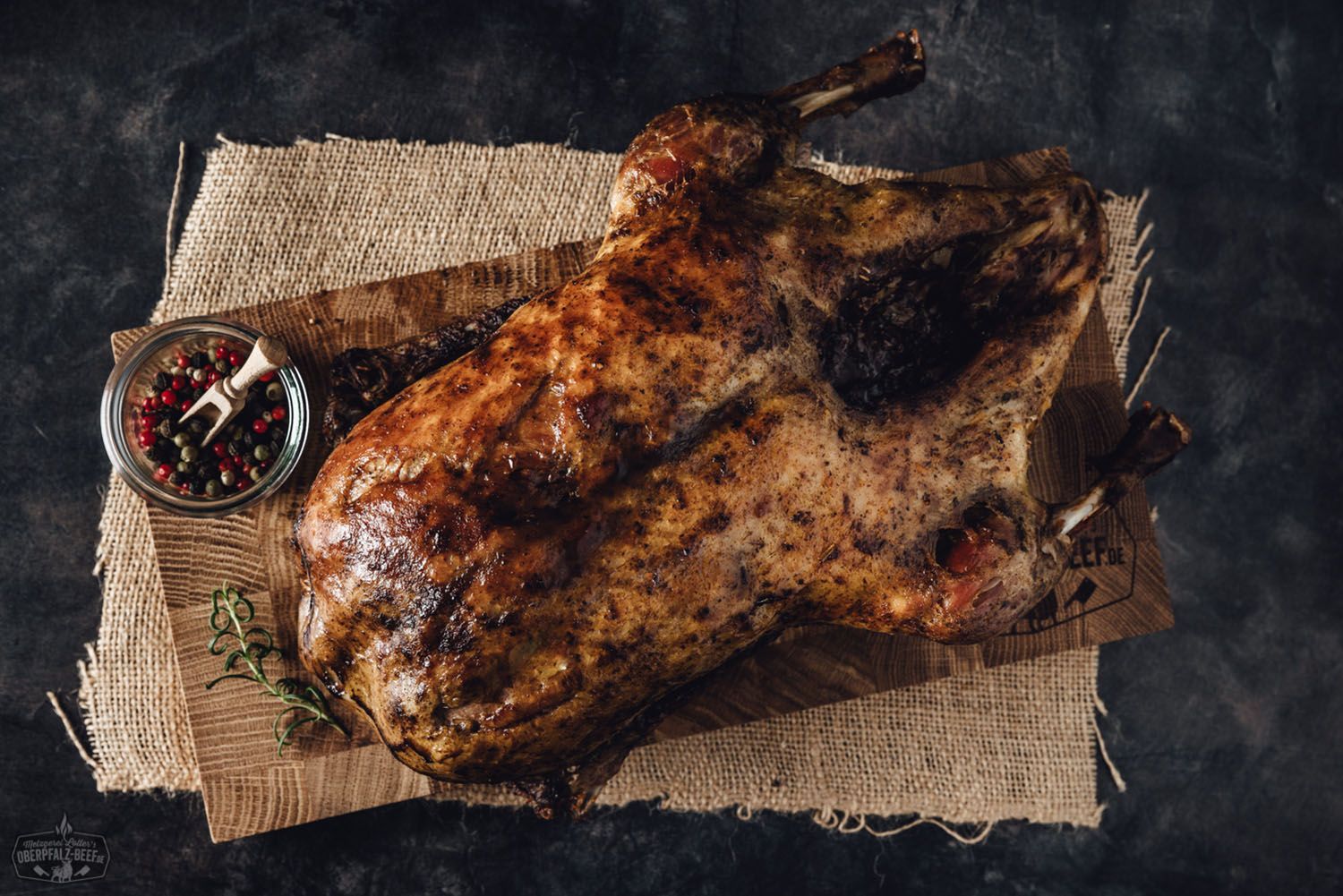 Bauerente groß Sous Vide – zart, knusprig & festlich serviert