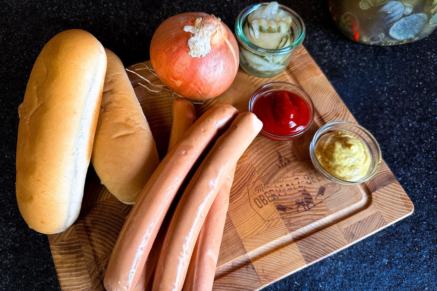 Klassischer Hot Dog