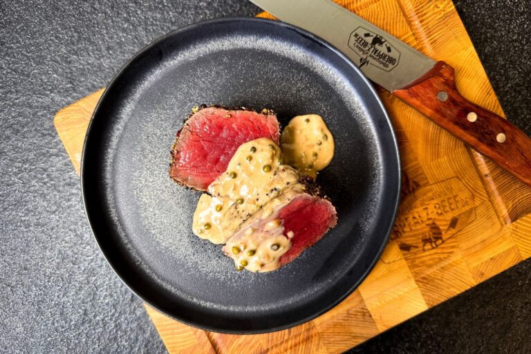 Pfeffersteak vom Grill mit Pfeffersauce – Rezeptklassiker
