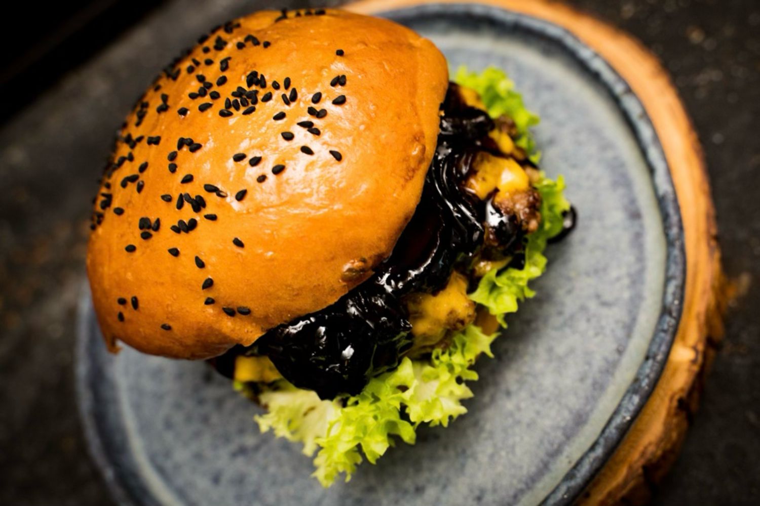 Smashed Burger Balsamico Zwiebeln