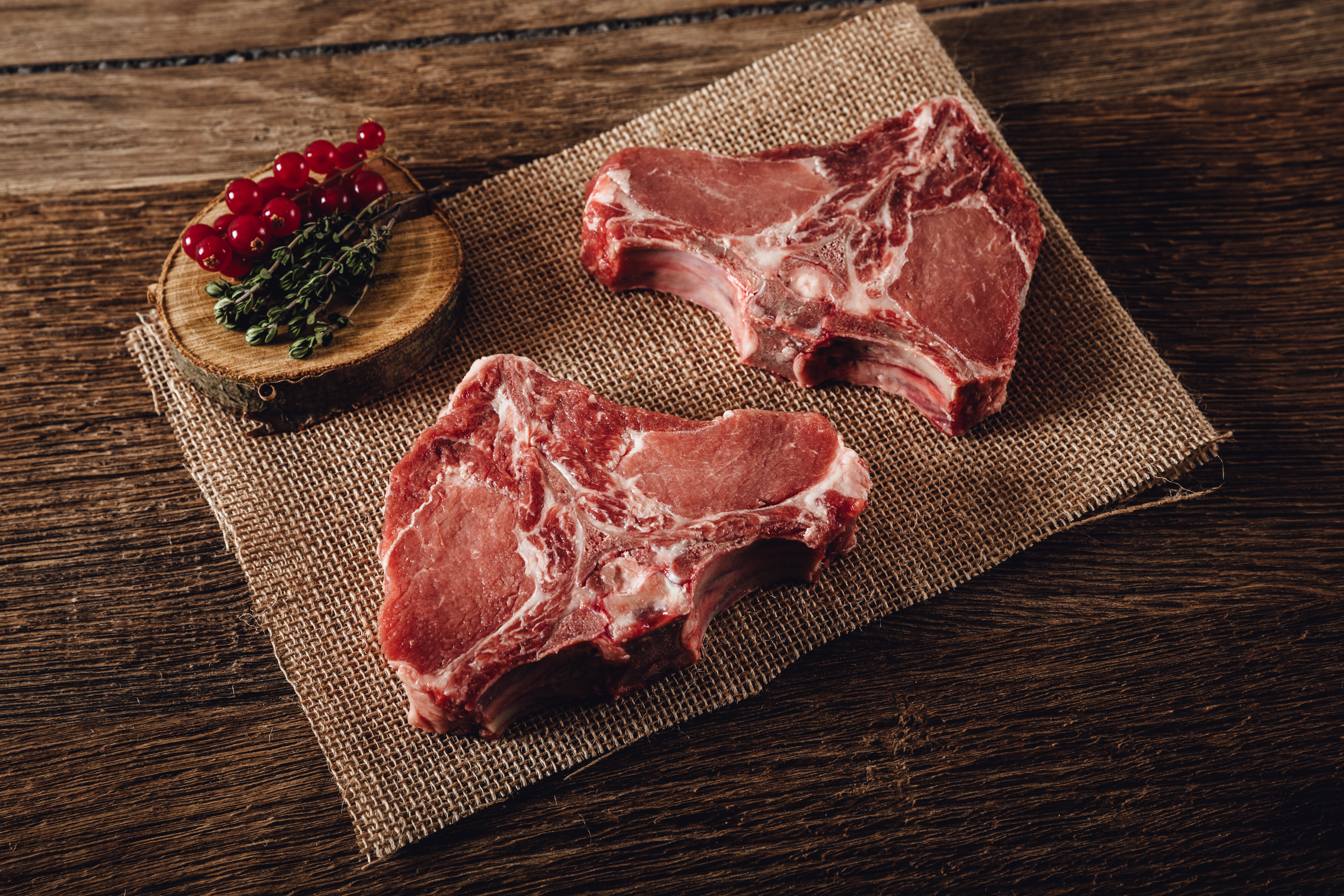 Kotelett Steak vom Wildschwein Kotelett Steak vom Wildschwein