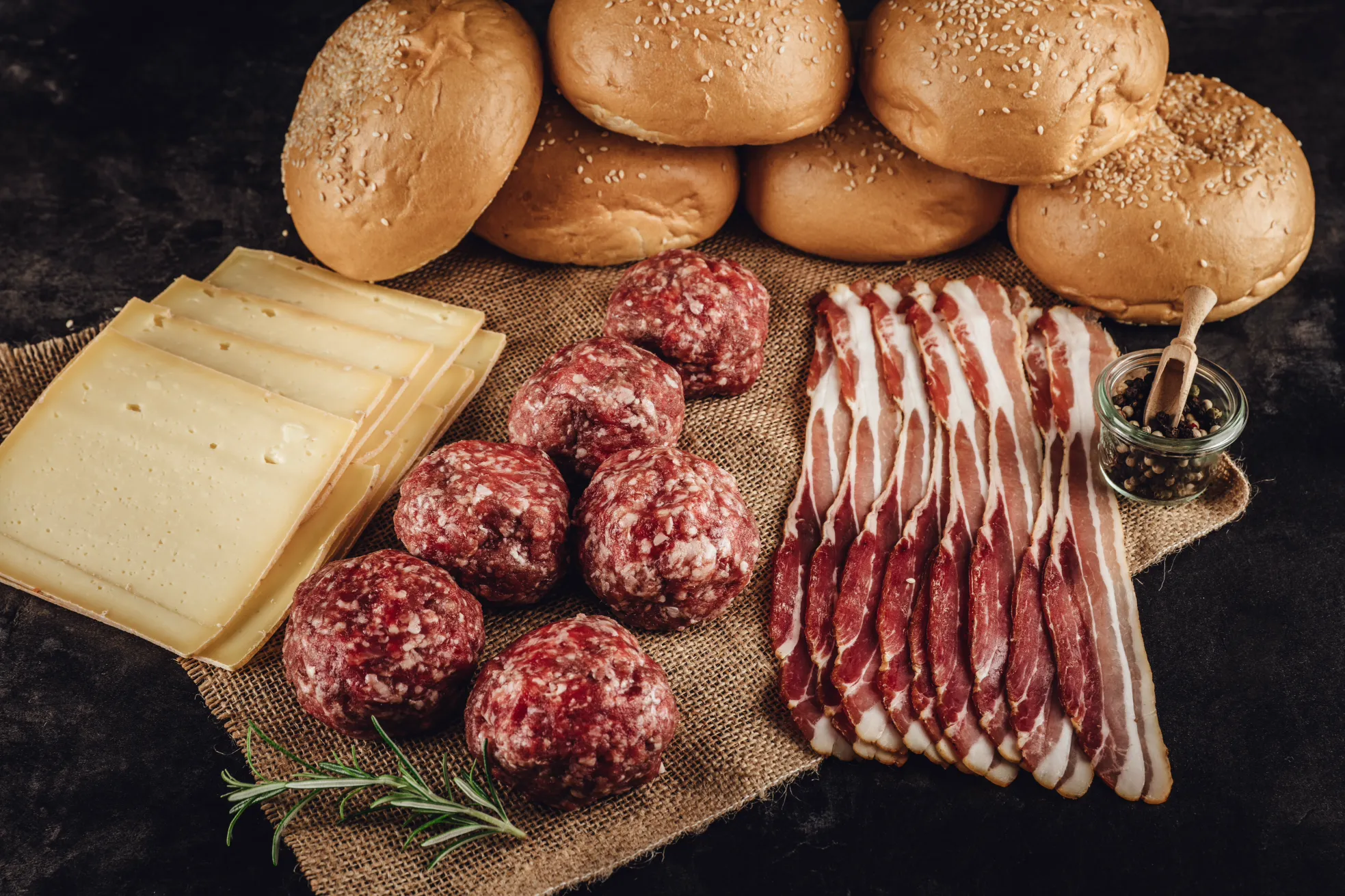 Smashed Burger Paket 6er