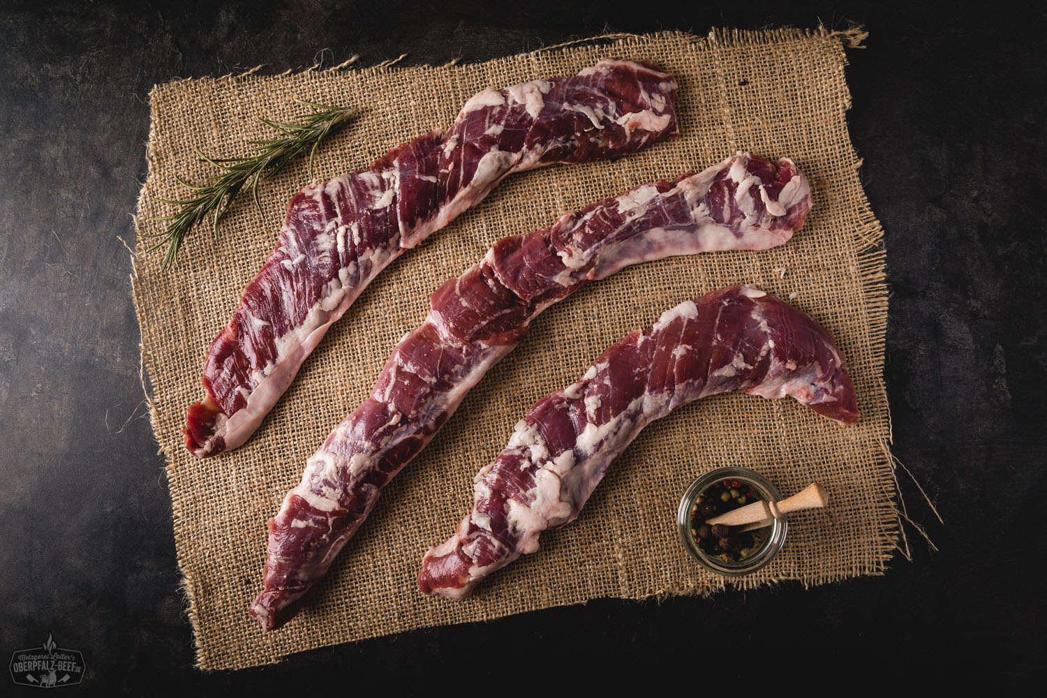 Außenlappen vom Oberpfälzer Landschwein - Hochwertiges Schweinefleisch, saftig und zart, perfekt für Grillen oder Braten. Ideal für Liebhaber von regionalem Fleisch aus der Oberpfalz.