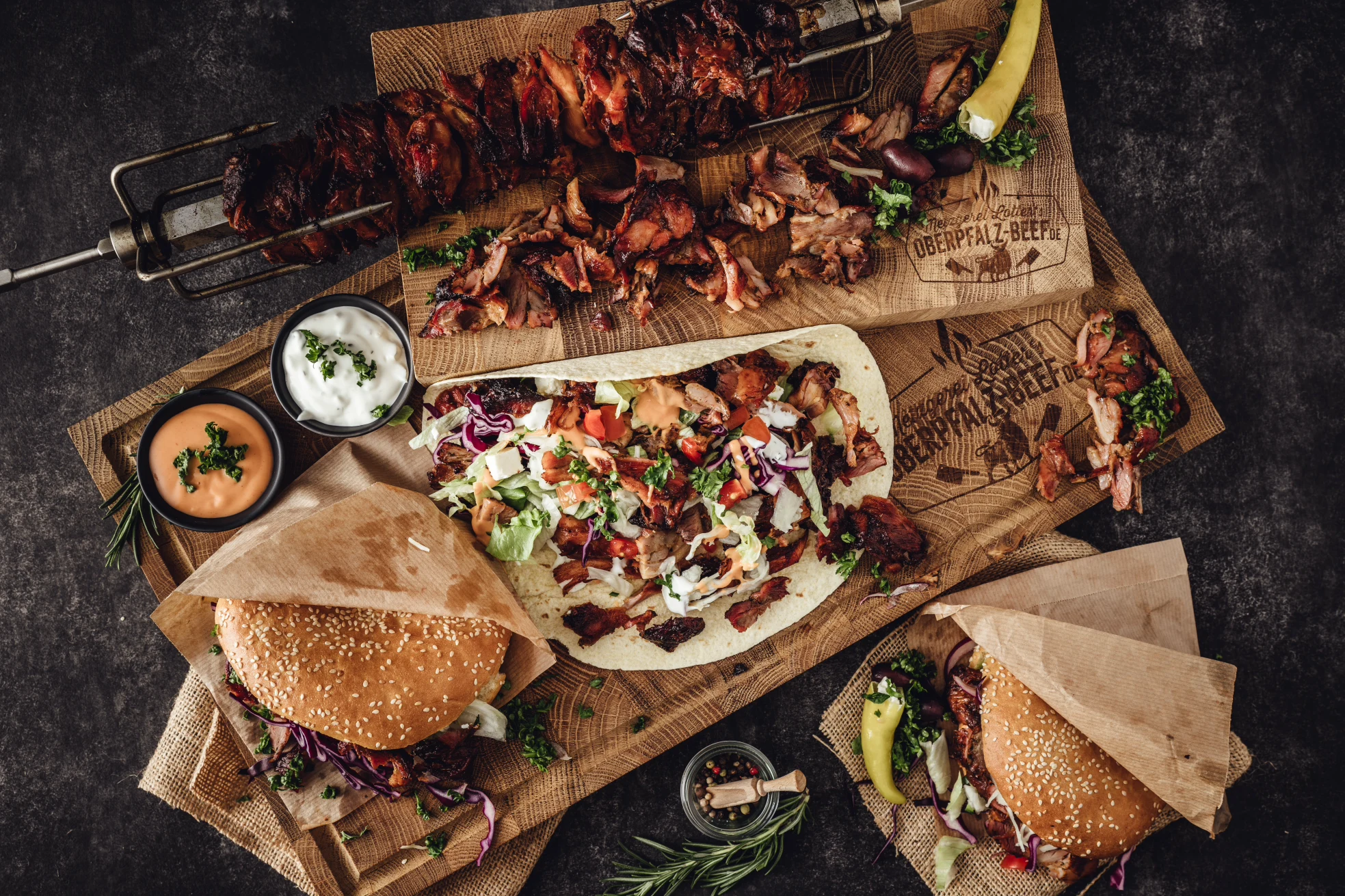 Dönerspieß Berlin-Style – Streetfood aus der Metzgerei Lotter