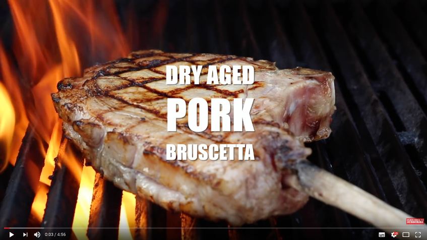 Rezept Video Dry Aged Pork Bruscetta
