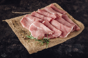 Raclette Fleisch aus dem Rücken vom Oberpfälzer Landschwein